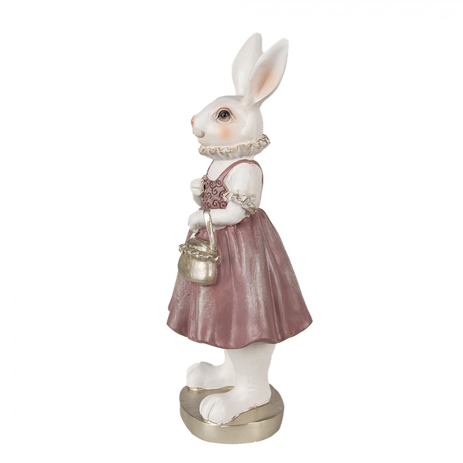 Statua decorativa coniglio in resina - H. 27 cm - Clayre&Eef